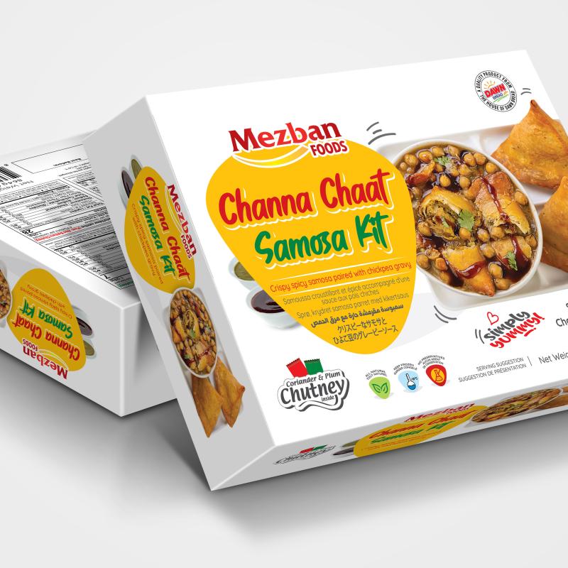 Channa Chaat Samosa Kit (Card Box)