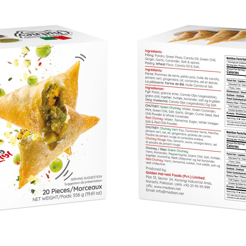 Mezban Chatpata Samosa (Pack of 20 pcs)