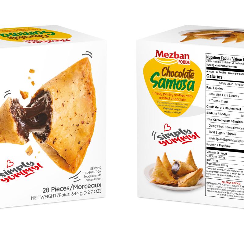 Mezban Chocolate Samosa (Pack of 28 pcs)