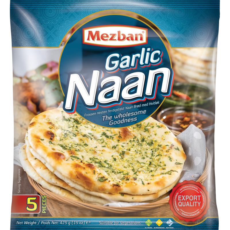 Mezban Garlic Nan (05 Pcs)