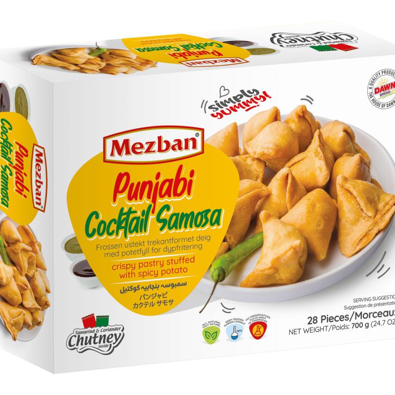 Mezban Punjabi Cocktail Samosa (Pack of 28 Pcs)