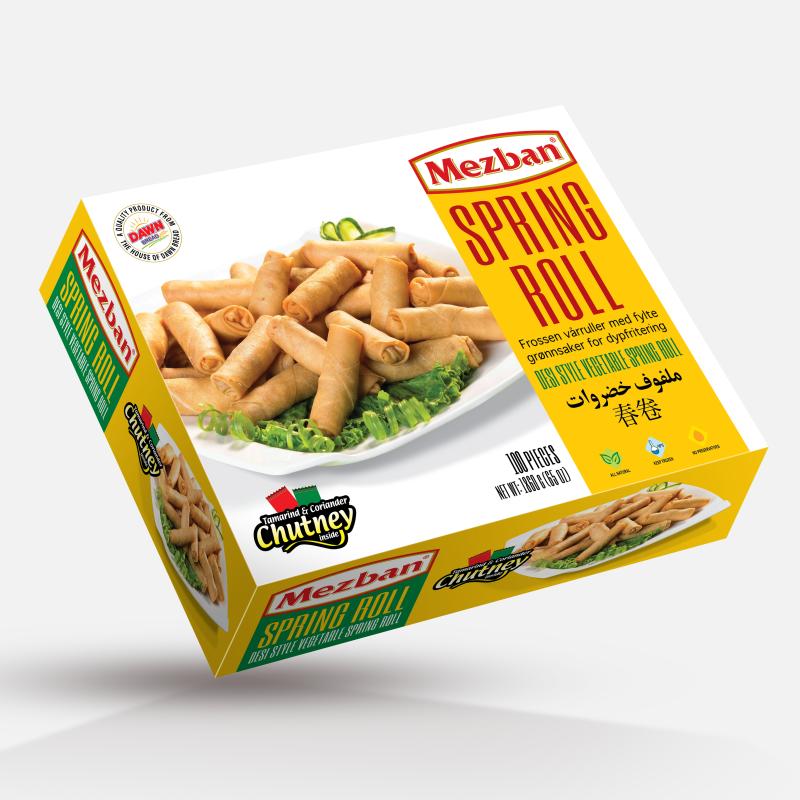 Spring Rolls/Cocktail Samosa (Card Box) Pack of 100 pcs